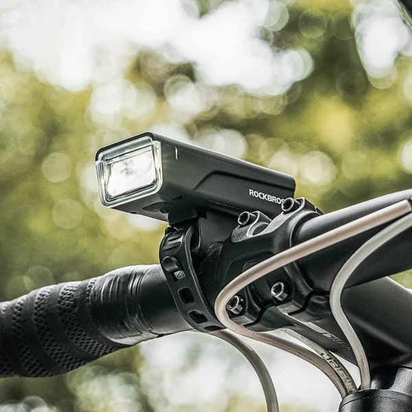 Rockbros 24510003001 front bicycle light 260 lm + USB-C - USB-A cable - blackeng
