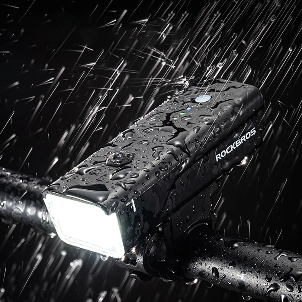 Rockbros 24510003001 front bicycle light 260 lm + USB-C - USB-A cable - blackeng