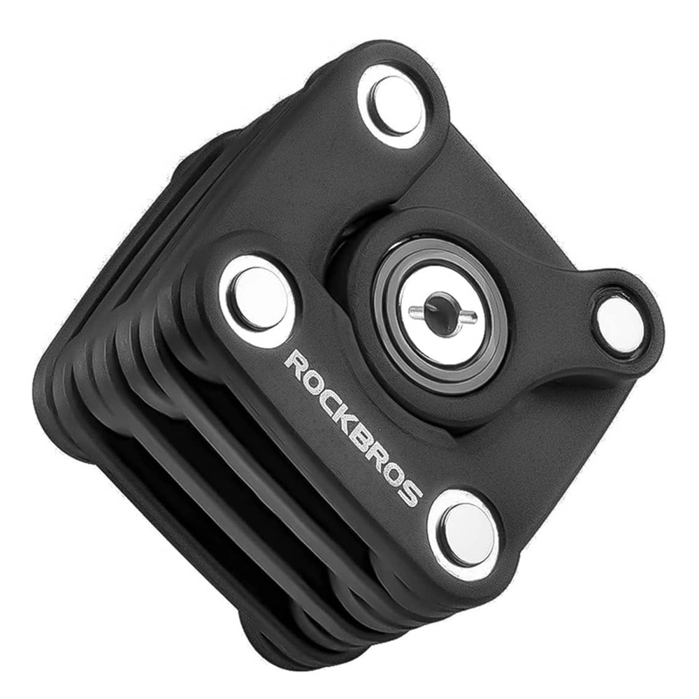 Rockbros WD795 foldable bicycle lock - blackeng