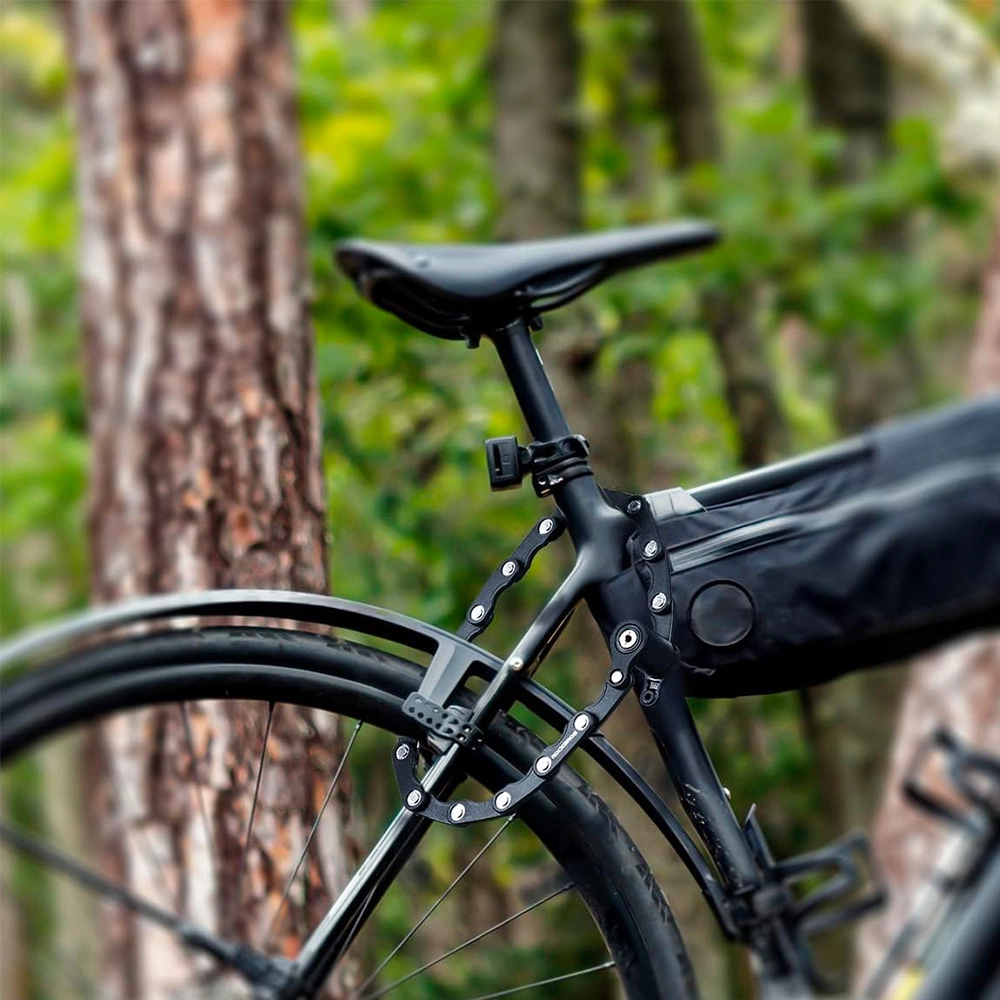 Rockbros WD795 foldable bicycle lock - blackeng