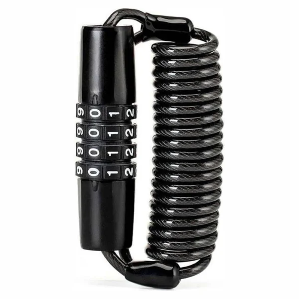 Rockbros T609 bicycle lock with 1.5 m combination - blackeng