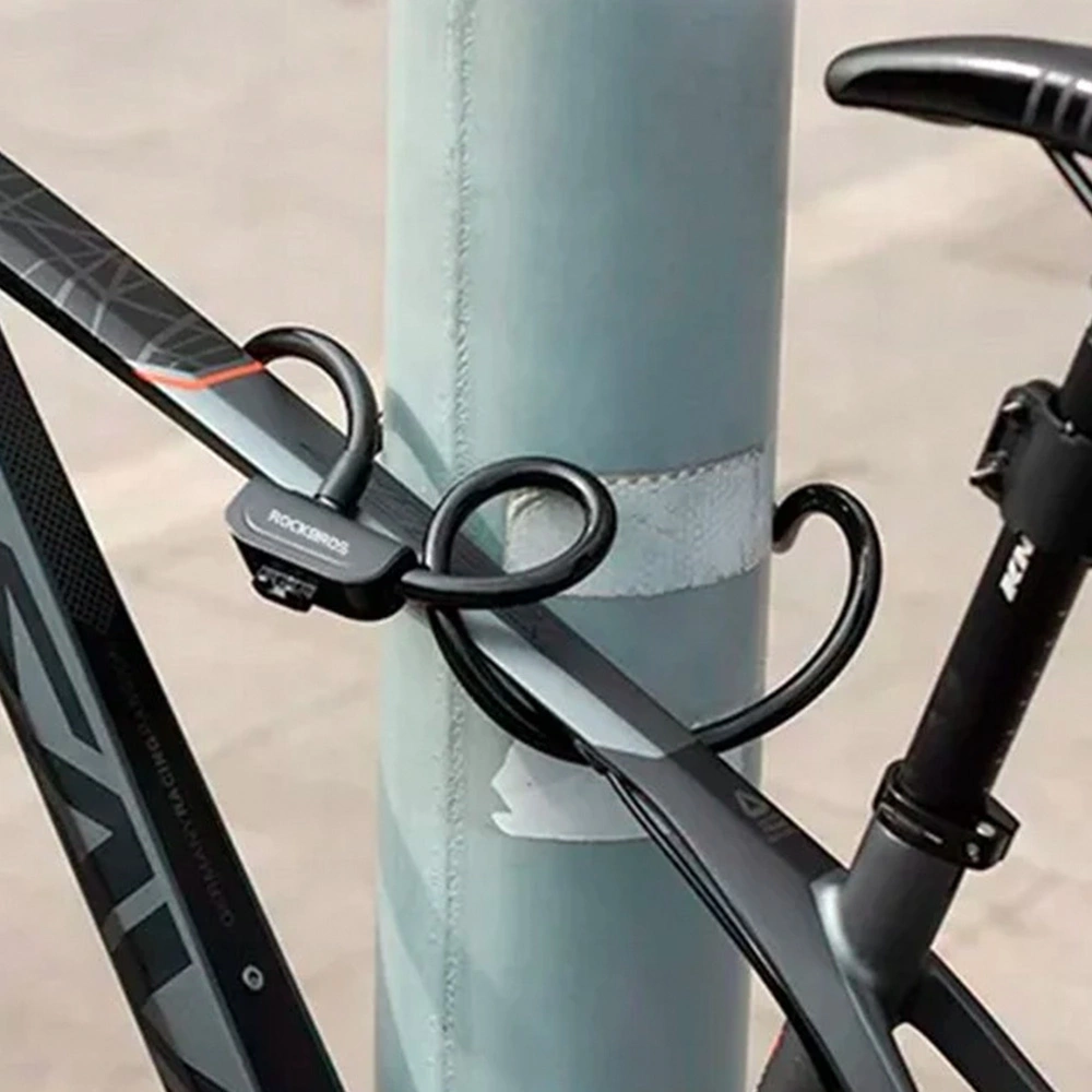 Rockbros RKS515-BK bicycle lock with 1.1 m key - blackeng