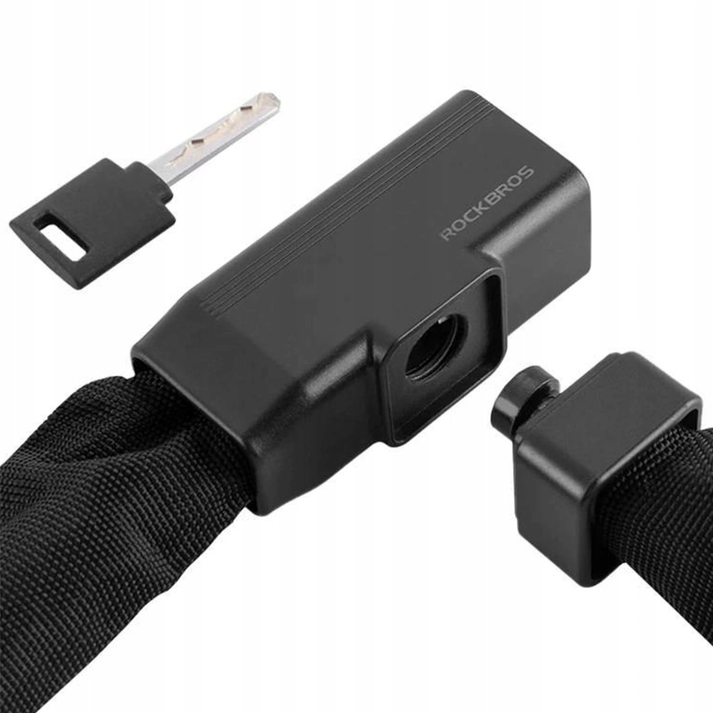 Rockbros 32430708001 bicycle lock with key 0.97 m - blackeng