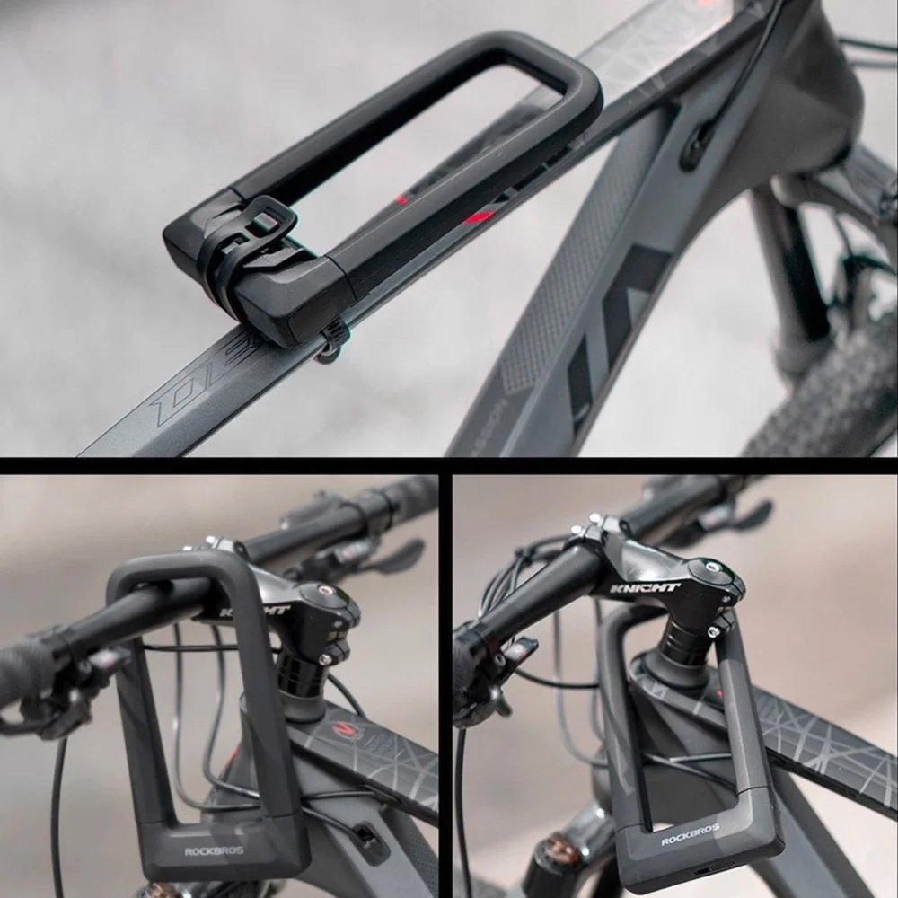 Rockbros RKS626 U-lock bicycle lock - blackeng