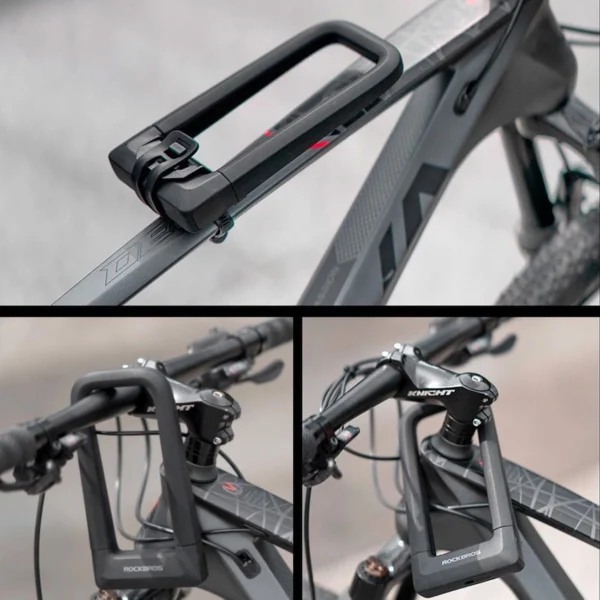 Rockbros RKS626 U-lock bicycle lock - blackeng