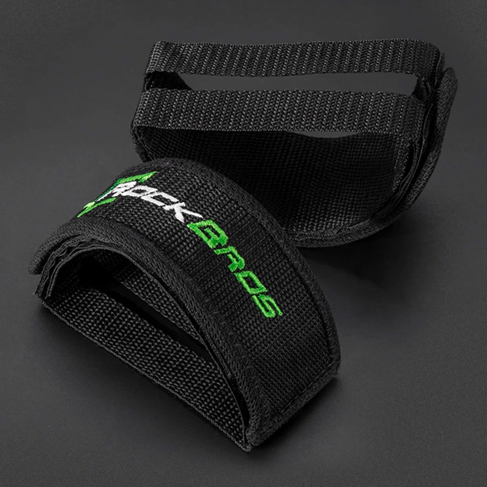 Rockbros GZT1001 bicycle pedal straps - blackeng