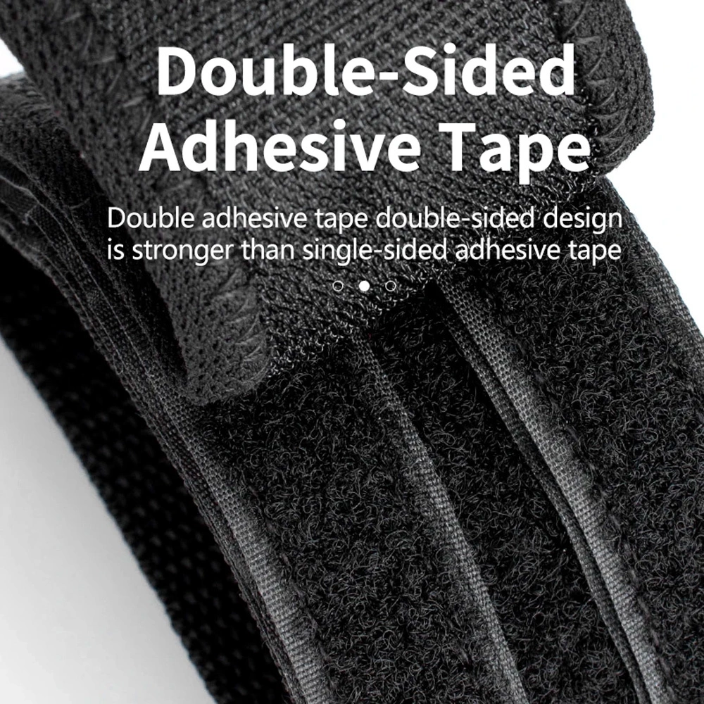 Rockbros GZT1001 bicycle pedal straps - blackeng
