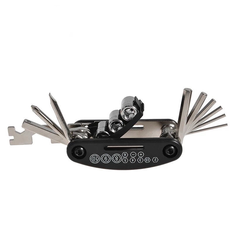 Rockbros GJ1601 16-in-1 multi-tool for bicycle repair - blackeng
