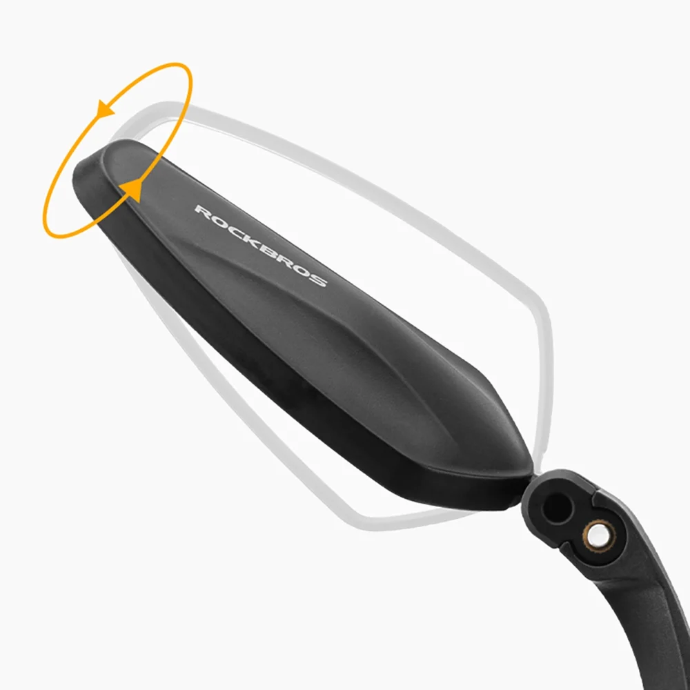 Rockbros 26210001003 rear-view left bicycle mirror - blackeng