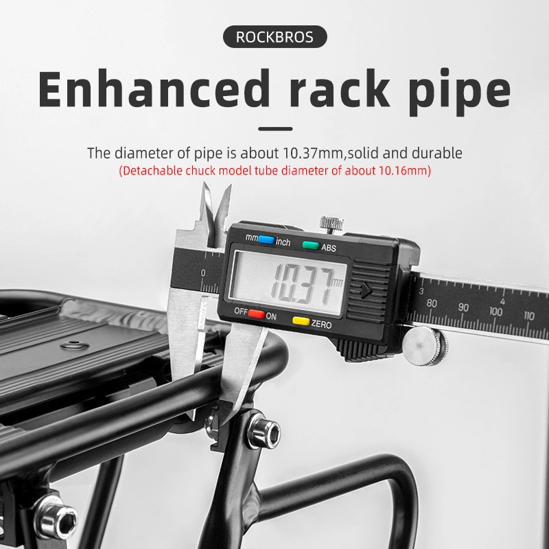Rockbros 33210004001 bicycle rack with shelf - blackeng