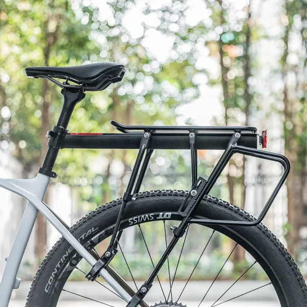 Rockbros 33210004001 bicycle rack with shelf - blackeng