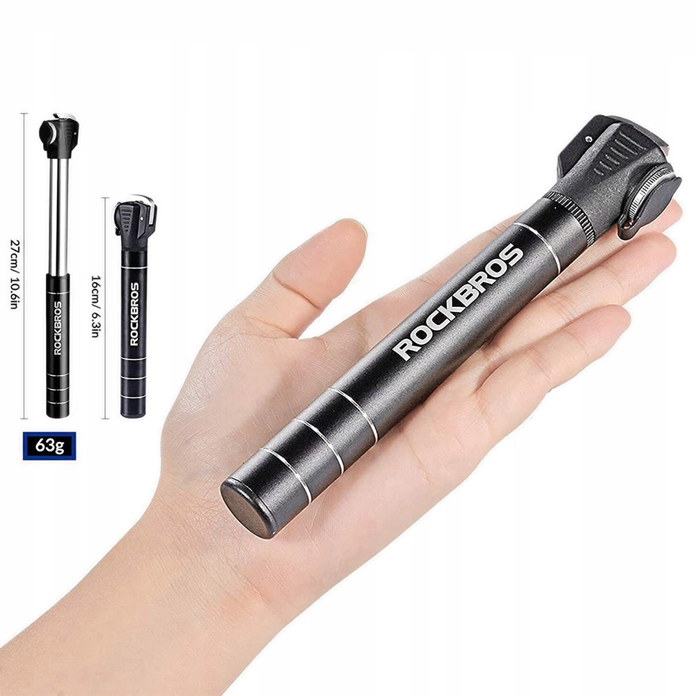 Rockbros JG-1040B bicycle pump small - blackeng