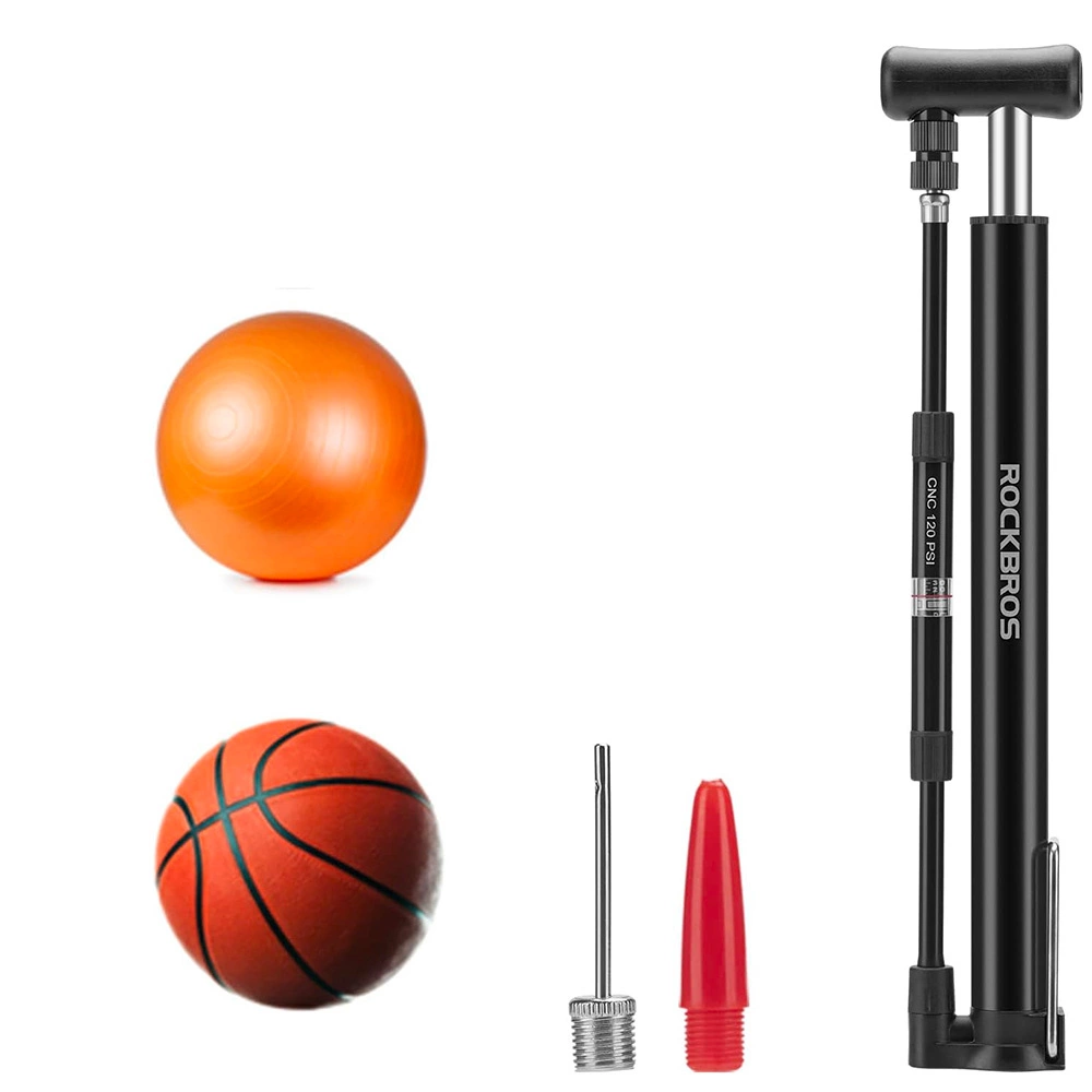 Rockbros 42322821001 floor bicycle pump - blackeng