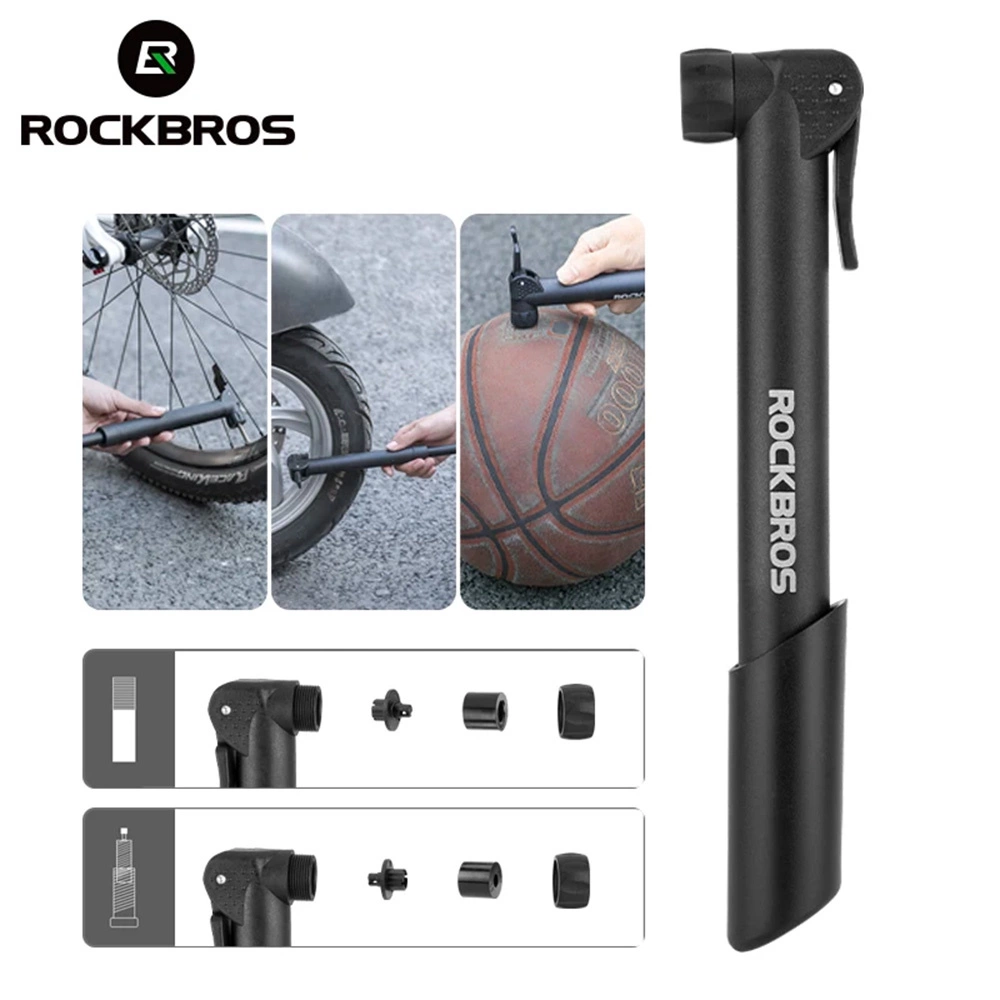 Rockbros 42520001001 bicycle pump - blackeng