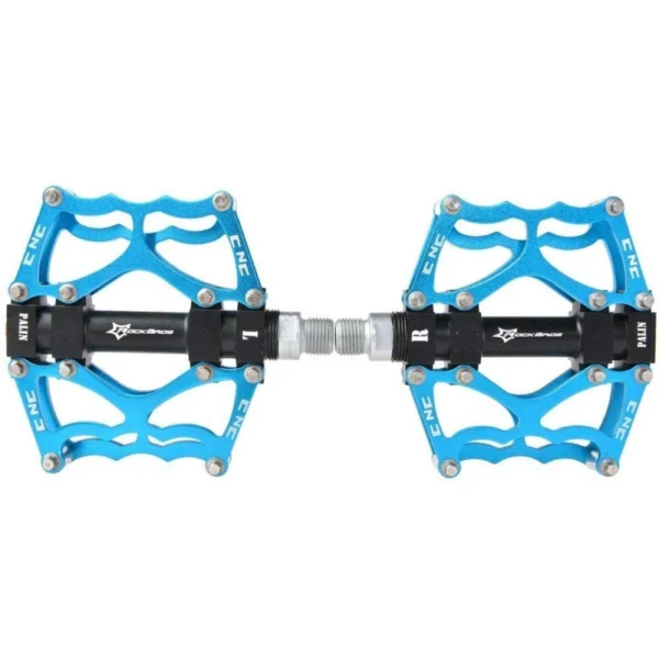 Rockbros JT201012LBL bicycle pedal set - blueeng