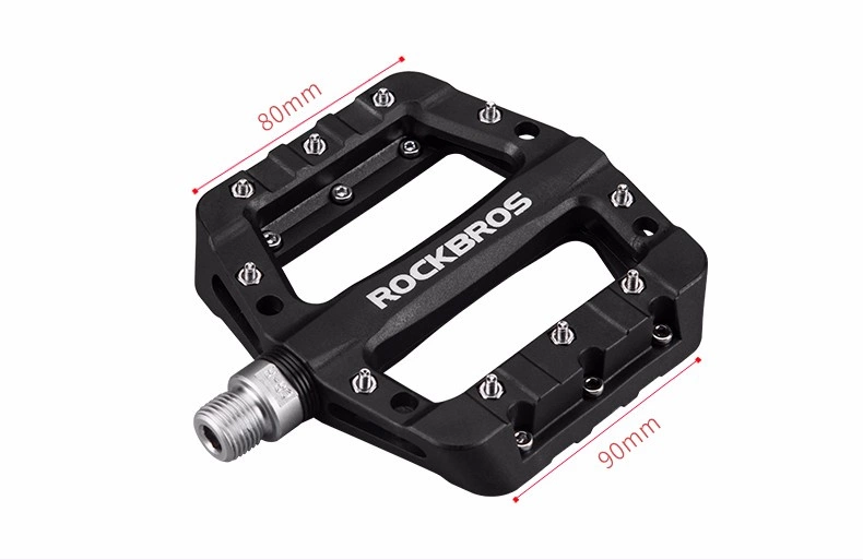 Rockbros 2017-12CBK Nylon Bicycle Pedal Set - Blackeng