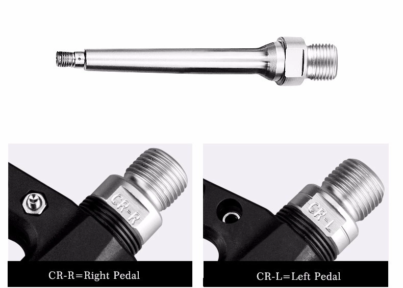 Rockbros 2017-12CBK Nylon Bicycle Pedal Set - Blackeng