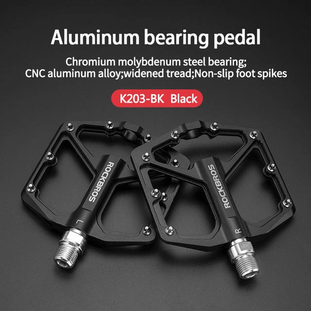 Rockbros K203-BK bicycle pedal set - blackeng