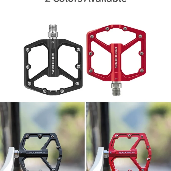 Rockbros K203-BK bicycle pedal set - blackeng
