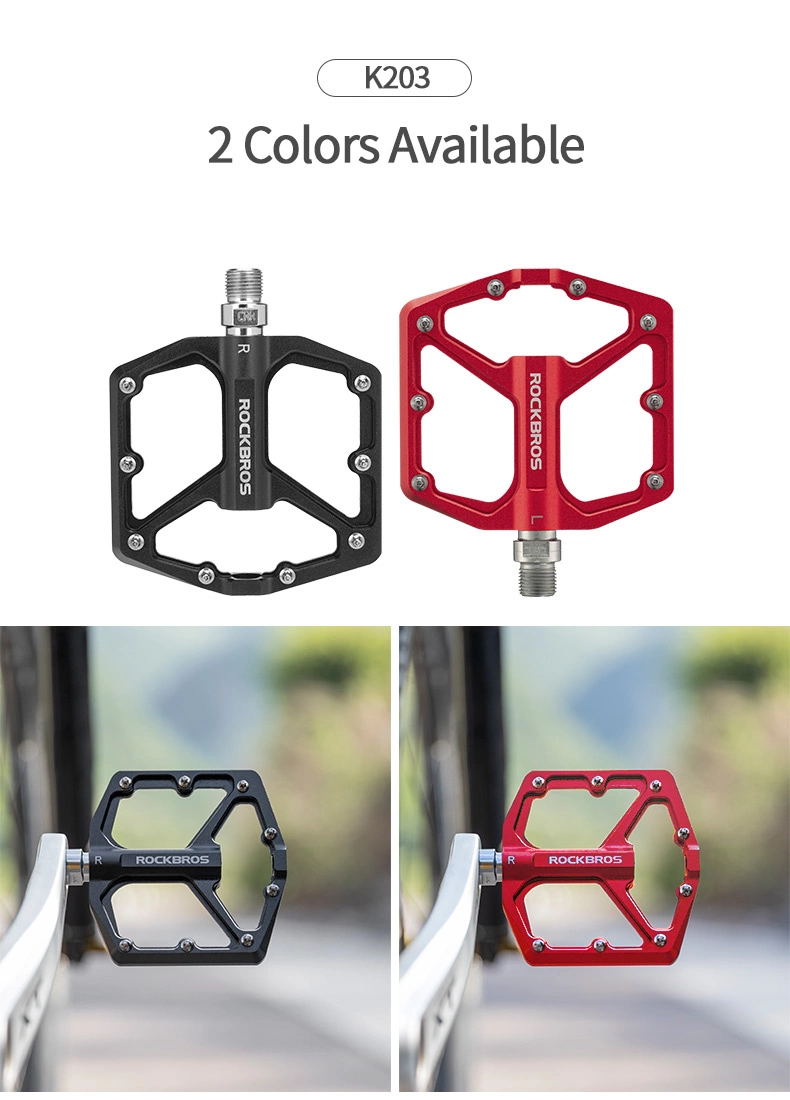 Rockbros K203-BK bicycle pedal set - blackeng