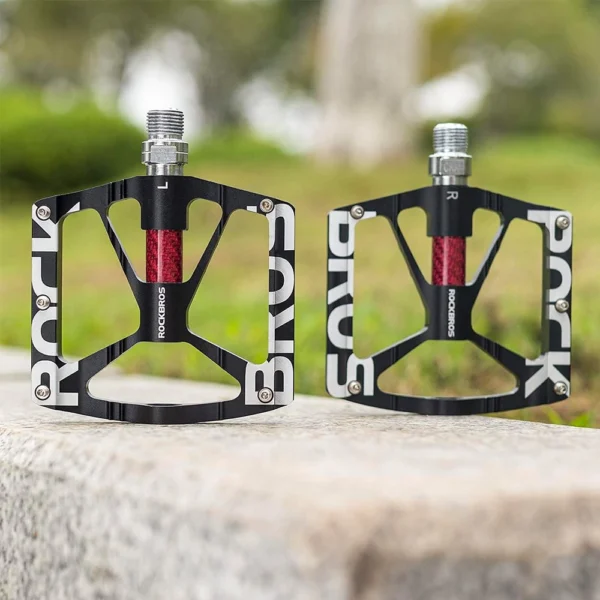 Rockbros 37213071001 Aluminum Alloy Bicycle Pedal Set - Blackeng