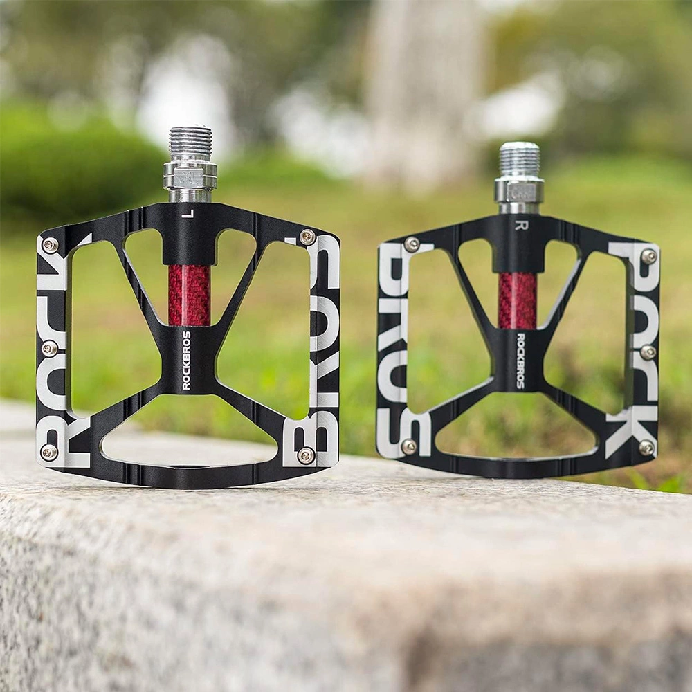 Rockbros 37213071001 Aluminum Alloy Bicycle Pedal Set - Blackeng