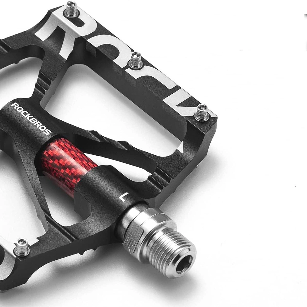 Rockbros 37213071001 Aluminum Alloy Bicycle Pedal Set - Blackeng