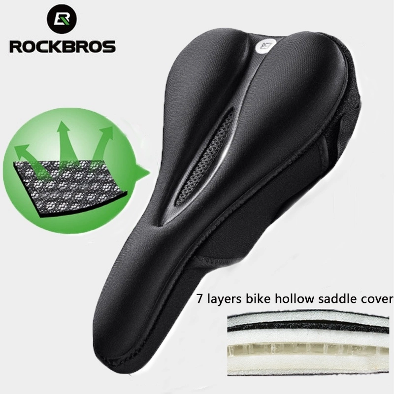 Rockbros LF047-S silicone gel bicycle seat cover size M - blackeng