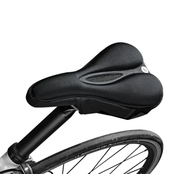 Rockbros LF047-S silicone gel bicycle seat cover size M - blackeng