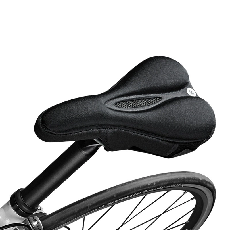 Rockbros LF047-S silicone gel bicycle seat cover size M - blackeng