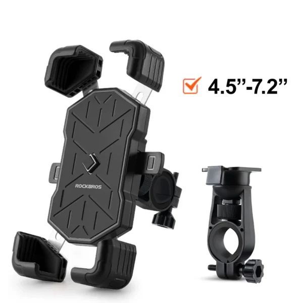 Rockbros 25210030001 Bike Phone Holder for Handlebars - Blackeng