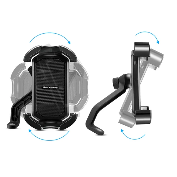 Rockbros 25210032001 Bike Phone Holder for Handlebars - Blackeng