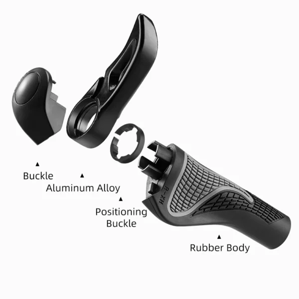 Rockbros BT1007B Bicycle Holder Set with Horns - Blackeng