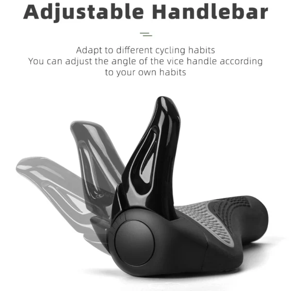 Rockbros BT1007B Bicycle Holder Set with Horns - Blackeng