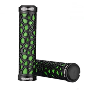 Rockbros 2017-14AGN bicycle grips - black and greeneng