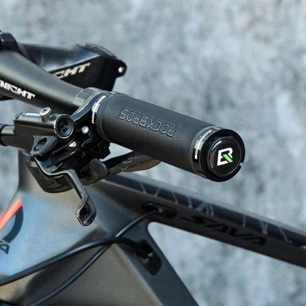 Rockbros 40210003001 microfiber bicycle handlebar grips - blackeng