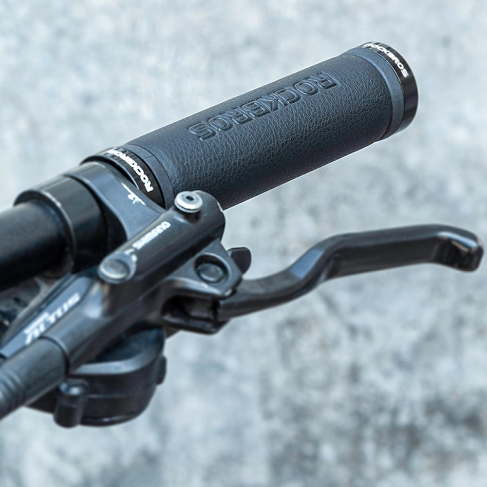 Rockbros 40210003001 microfiber bicycle handlebar grips - blackeng