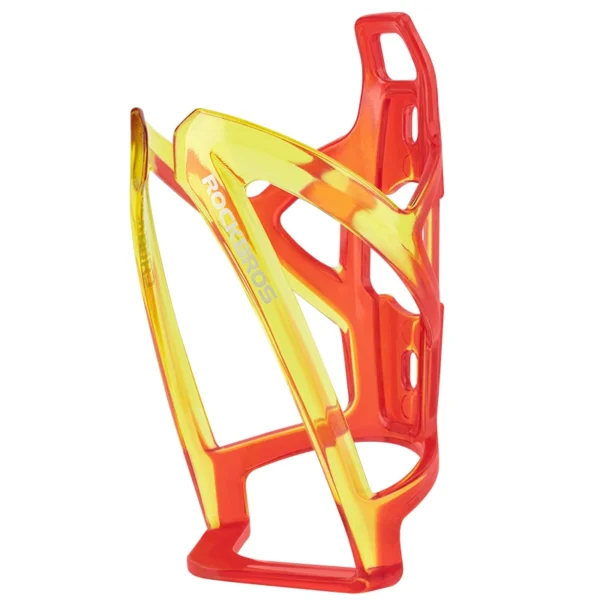 Rockbros FK338 bicycle holder for water bottle - red and yelloweng