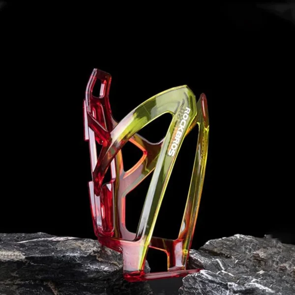 Rockbros FK338 bicycle holder for water bottle - red and yelloweng