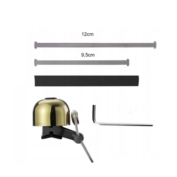 Rockbros 15-1BG retro bicycle bell - goldeng