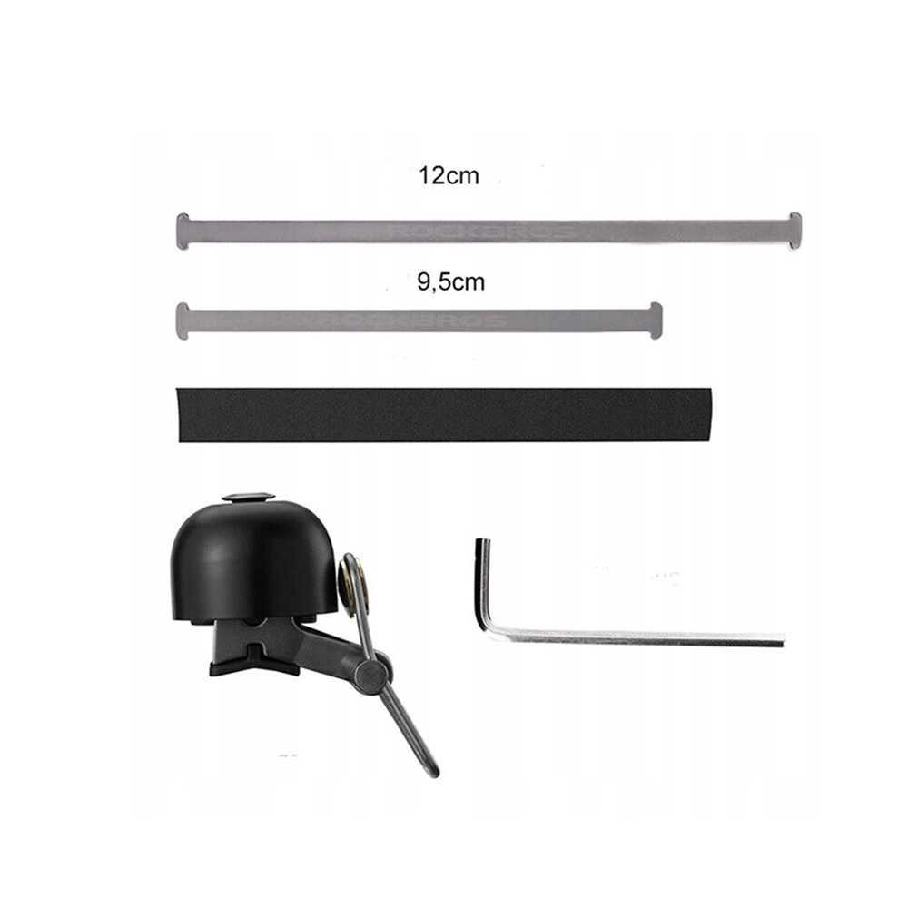 Rockbros 15-1BBK retro bicycle bell - blackeng