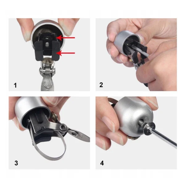 Rockbros 15-1BBK retro bicycle bell - blackeng