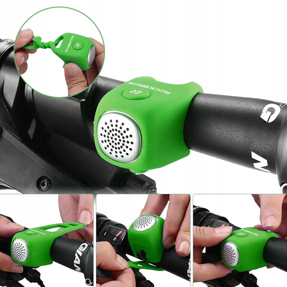 Rockbros CB1709GN electronic bicycle bell - greeneng