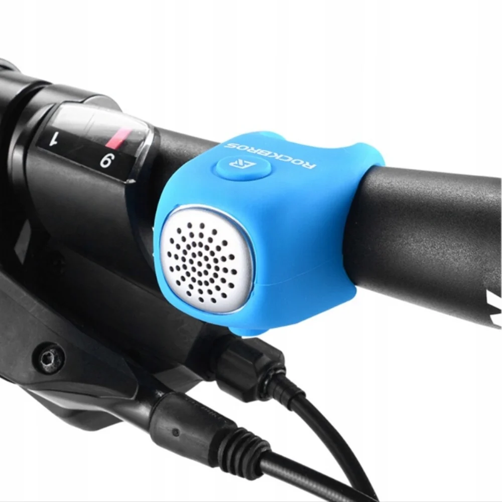 Rockbros CB1709BU electronic bicycle bell - blueeng