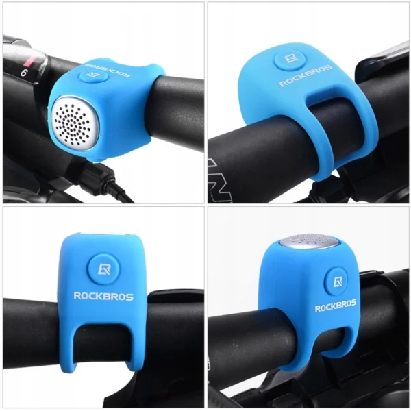 Rockbros CB1709BU electronic bicycle bell - blueeng