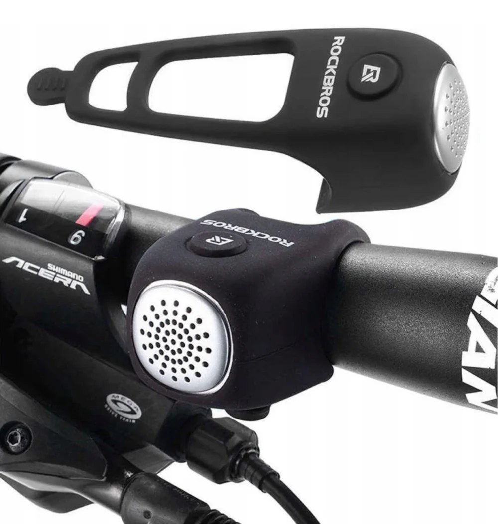 Rockbros CB1709BK electronic bicycle bell - blackeng