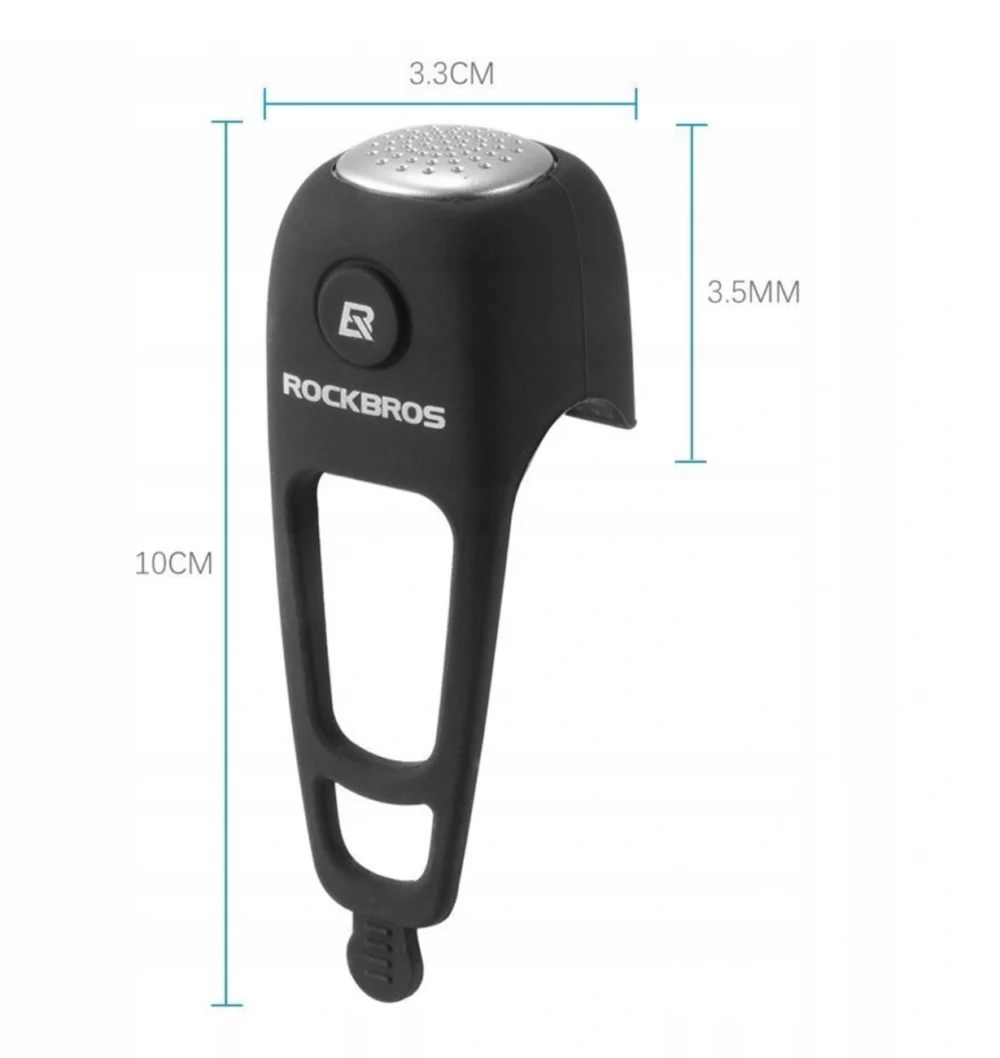 Rockbros CB1709BK electronic bicycle bell - blackeng