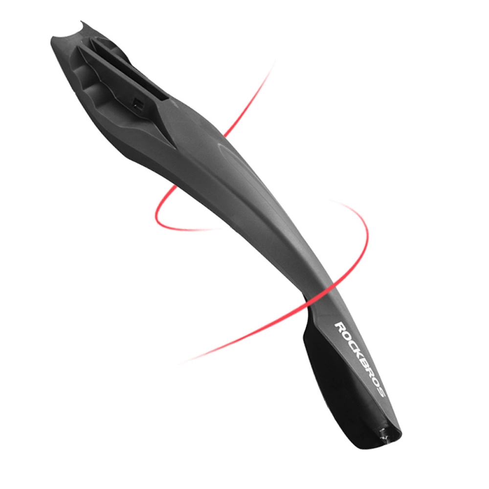 Rockbros DNB8001 mudguard with red LED light - blackeng