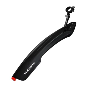 Rockbros DNB8001 mudguard with red LED light - blackeng