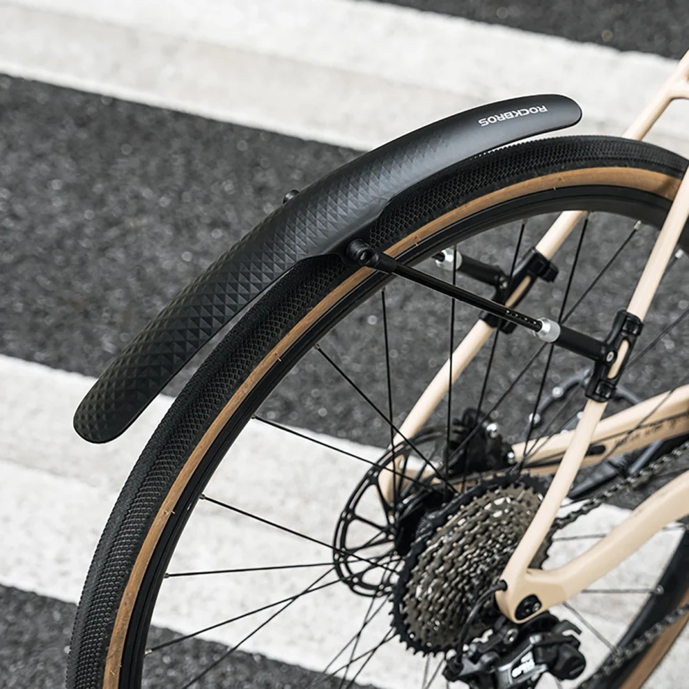 Rockbros 28210007001 bicycle fender, universal, adjustable - blackeng